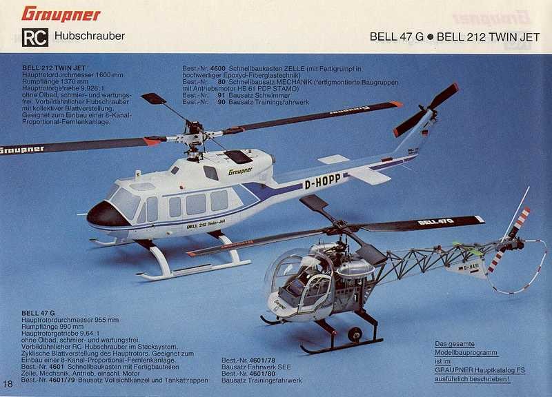 Graupner Bell Star Ranger Modelo-Para Kyosho Hirobo Thunder Tigre helicóptero 
