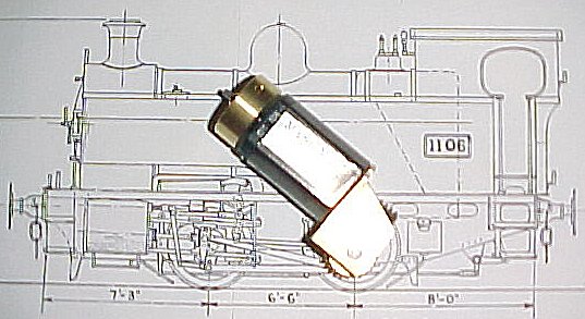 Motor/gearbox position